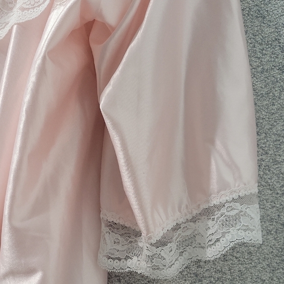 Vintage vandemere Women's  Pink Lace Nightgown One Size - Picture 5 of 16